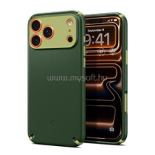 Spigen NANO POP HYBRID szilikon telefonvédő (légpárnás sarok, kameravédő, MagSafe) SÖTÉTZÖLD (ACS11148) tok és táska