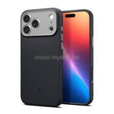 Spigen NANO POP szilikon telefonvédő (kameravédő, MagSafe) FEKETE (ACS10328) tok és táska