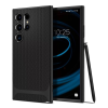 Spigen NEO HYBRID szilikon telefonvédő (ütésállóság, légpárnás sarok, műanyag keret, rombusz) FEKETE Samsung Galaxy S24 Ultra (SM-S928)
