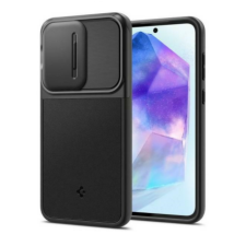 Spigen Optik Armor Samsung Galaxy A55 Tok - Fekete (ACS07535) tok és táska