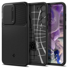 Spigen Optik Armor Samsung S23 fekete tok tok és táska
