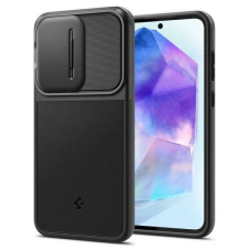 Spigen Optik Armor tok Samsung Galaxy A55 - fekete tok és táska