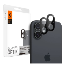 Spigen OPTIK kameravédő üveg 2db (9H) FEKETE mobiltelefon kellék