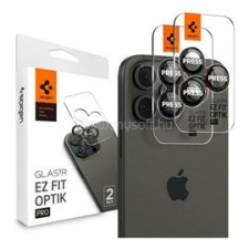 Spigen OPTIK PRO kameravédő üveg 2db (9H, csak lencse) ÁTLÁTSZÓ (AGL05217) mobiltelefon kellék