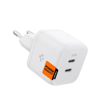 Spigen PowerArc PE2104 2x USB Type-C hálózati töltő adapter - Fehér (35W) (ACH03714) mobiltelefon kellék