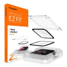 Spigen Pro Flex EZ Fit Apple Watch S7 (45mm) tempered kijelzővédő fólia (2db) okosóra kellék
