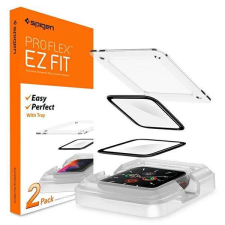 Spigen ProFlex EZ FIT Apple Watch 4/5/6 /SE 40mm hibrid üveg képernyővédő fólia okosóra kellék