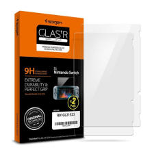 Spigen &quot;Glas.tR SLIM&quot; Nintendo Switch Tempered kijelzővédő fólia 2db mobiltelefon kellék