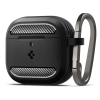 Spigen RUGGED ARMOR Apple AirPods 4 készülékhez tok matt fekete