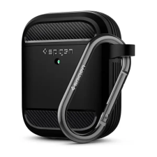 Spigen Rugged Armor Apple Airpods tok fekete fülhallgató, fejhallgató tok