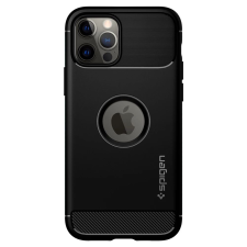 Spigen Rugged Armor Apple iPhone 12/12 Pro tok fekete (ACS01700) tok és táska