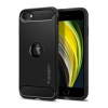 Spigen Rugged Armor Apple iPhone SE (2020) Matte Black tok (matt fekete)