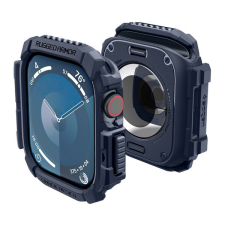 Spigen Rugged Armor Apple Watch 10 (46mm) tok, Navy Blue, kék okosóra kellék