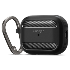 Spigen Rugged Armor Black AirPods Pro 2 fülhallgató, fejhallgató tok