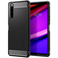Spigen Rugged Armor Black Sony Xperia 10 V tok tok és táska