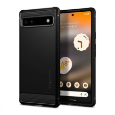 Spigen Rugged Armor Google Pixel 6a tok matt fekete (ACS04476) (ACS04476) tok és táska