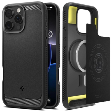 Spigen RUGGED ARMOR MAG MAGSAFE iPhone 16 Pro készülékhez tok, matt fekete tok és táska