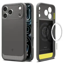 Spigen Rugged Armor MagFit Apple iPhone 18 Pro Max / 17 Pro Max tok, MagSafe, Gray, szürke tok és táska