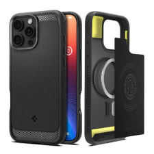 Spigen Rugged Armor MagSafe iPhone 16 Pro Matte Black  ACS08115 tok és táska