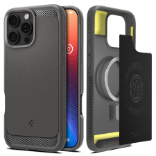 Spigen Rugged Armor MagSafe tok iPhone 16 Pro - szürke tok és táska