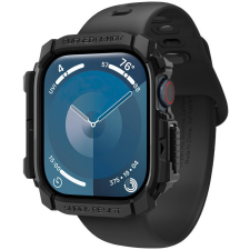 Spigen Rugged Armor Matte Black Apple Watch 10 42mm tok okosóra kellék