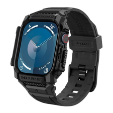 Spigen Rugged Armor Pro Apple Watch 10 (46mm) tok, Matte Black, fekete okosóra kellék
