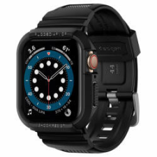 Spigen Rugged Armor Pro Black Apple Watch 6/SE/5/4 44mm okosóra kellék