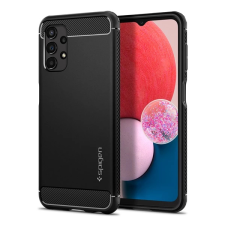 Spigen Rugged Armor Samsung Galaxy A13 Matte Black tok fekete tok és táska