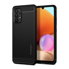 Spigen Rugged Armor Samsung Galaxy A32 5G tok, Matte Black, fekete tok és táska