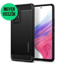 Spigen Rugged Armor Samsung Galaxy A53 Matte Black tok, fekete tok és táska