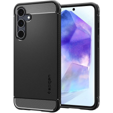 Spigen Rugged Armor Samsung Galaxy A55 fekete tok tok és táska