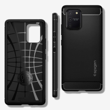 Spigen Rugged Armor Samsung Galaxy S10 Lite hátlaptok fekete (ACS00676) tok és táska