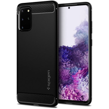 Spigen Rugged Armor Samsung Galaxy S20+ fekete tok tok és táska