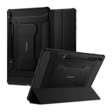 Spigen Rugged Armor szilikon ütésálló táblagép tok - fekete (Samsung Galaxy Tab S7) tablet tok