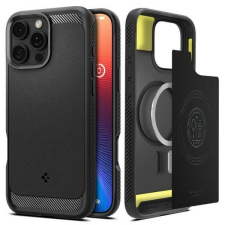 Spigen Rugged Armor tok iPhone 16 Pro Max - fekete tok és táska