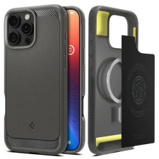 Spigen Rugged Armor tok iPhone 16 Pro Max - szürke tok és táska