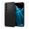 Spigen Samsung Galaxy S24 (SM-S921) liquid air szilikon telefonvédő (ütésállóság, légpárnás sarok, rombusz) fekete