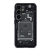 Spigen Samsung Galaxy S24 (SM-S921) ultra hybrid zero one műanyag telefonvédő (ütésállóság, légpárnás keret) sötétszürke