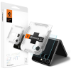 Spigen Samsung Galaxy Z Flip7 SM-F766B, Kijelzővédő fólia, ütésálló fólia (az íves részre is!), Tempered Glass (edzett üveg), Spigen Ez Fit HD, Clear