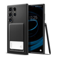 Spigen Samsung S24 Ultra SPIGEN LIQUID SLOT szilikon telefonvédő ütésállóság, kártyatartó, FEKETE tok és táska