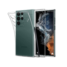 Spigen Samsung S908B Galaxy S22 Ultra 5G ütésálló hátlap - Spigen Liquid Crystal - átlátszó tok és táska