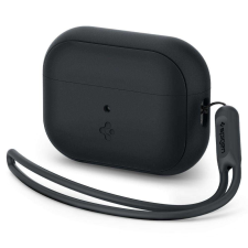 Spigen SILICONE FIT STRAP Apple AIRPODS PRO 1 / 2 fekete tok fülhallgató, fejhallgató tok