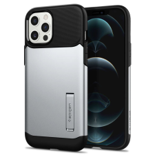 Spigen Slim Armor Apple iPhone 12 Pro Max tok Satin Silver (ACS01482) tok és táska
