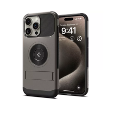 Spigen Slim Armor Apple iPhone 15 Pro Tok - Gunmetal szürke (ACS06476) tok és táska