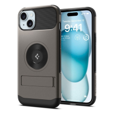 Spigen Slim Armor Apple iPhone 15 tok, Gunmetal, szürke tok és táska