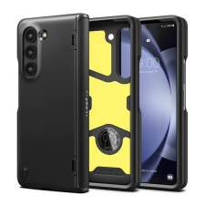 Spigen SLIM ARMOR PRO szilikon telefonvédő (közepesen ütésálló, műanyag hátlap, teljes védelem) FEKETE Samsung Galaxy Z Fold5 5G (SM-F946) tok és táska