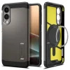 Spigen SPIGEN case TOUGH ARMOR compatible with MagSafe for SAMSUNG S25 Edge gunmetal