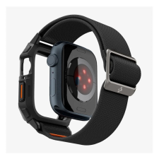 Spigen SPIGEN LITE FIT PRO pótszíj (egyedi méret, textil, ütésállóság + szilikon keret) FEKETE okosóra kellék