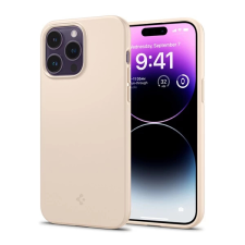 Spigen Thin Fit Apple iPhone 14 Pro Max Sand Beige tok bézs tok és táska