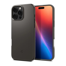 Spigen THIN FIT MAGSAFE műanyag telefonvédő (matt. ultravékony. kameravédő. MagSafe) SÖTÉTSZÜRKE tok és táska